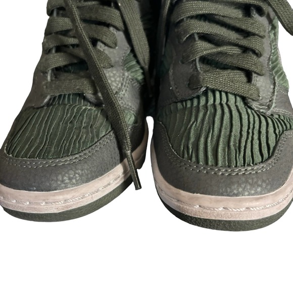 Nike Dunk Sky Hi Wedge Sneakers Green 5.5 - Picture 6 of 8